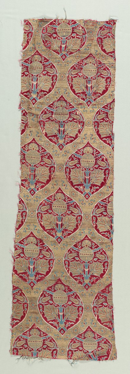Fragmentos de Brocado de Seda y Oro, 1600-1650 de Unbekannt
