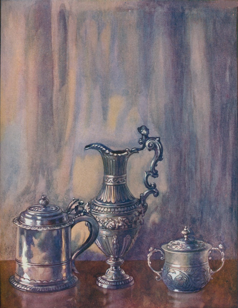 Jarra de Plata, 1695, Jarra, 1746, Copa y Tapa, 1658, siglo XIX, 1920 de Unbekannt