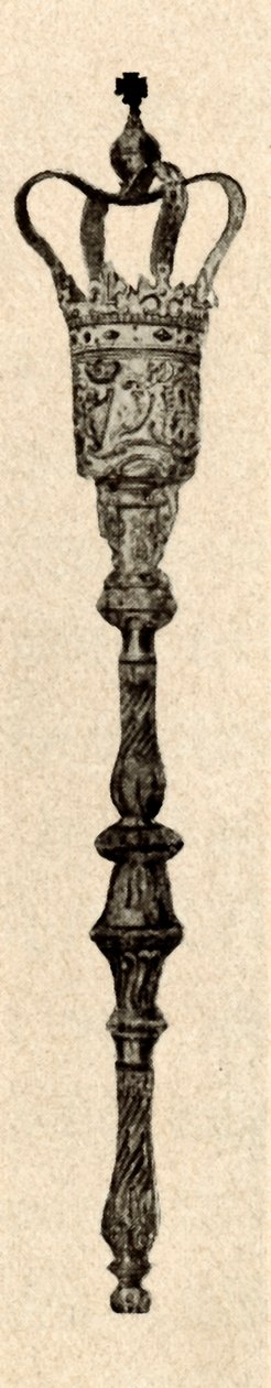 Maza de plata usada en la Casa de los Burgueses de Virginia, c1640-1770, 1937 de Unbekannt