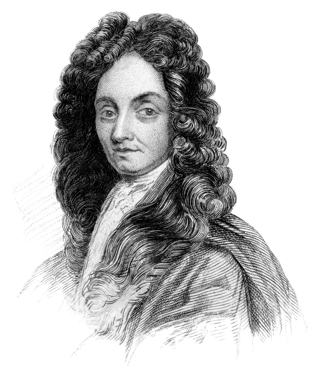 Sir Christopher Wren, arquitecto, diseñador, astrónomo y geómetra inglés, c1850 de Unbekannt