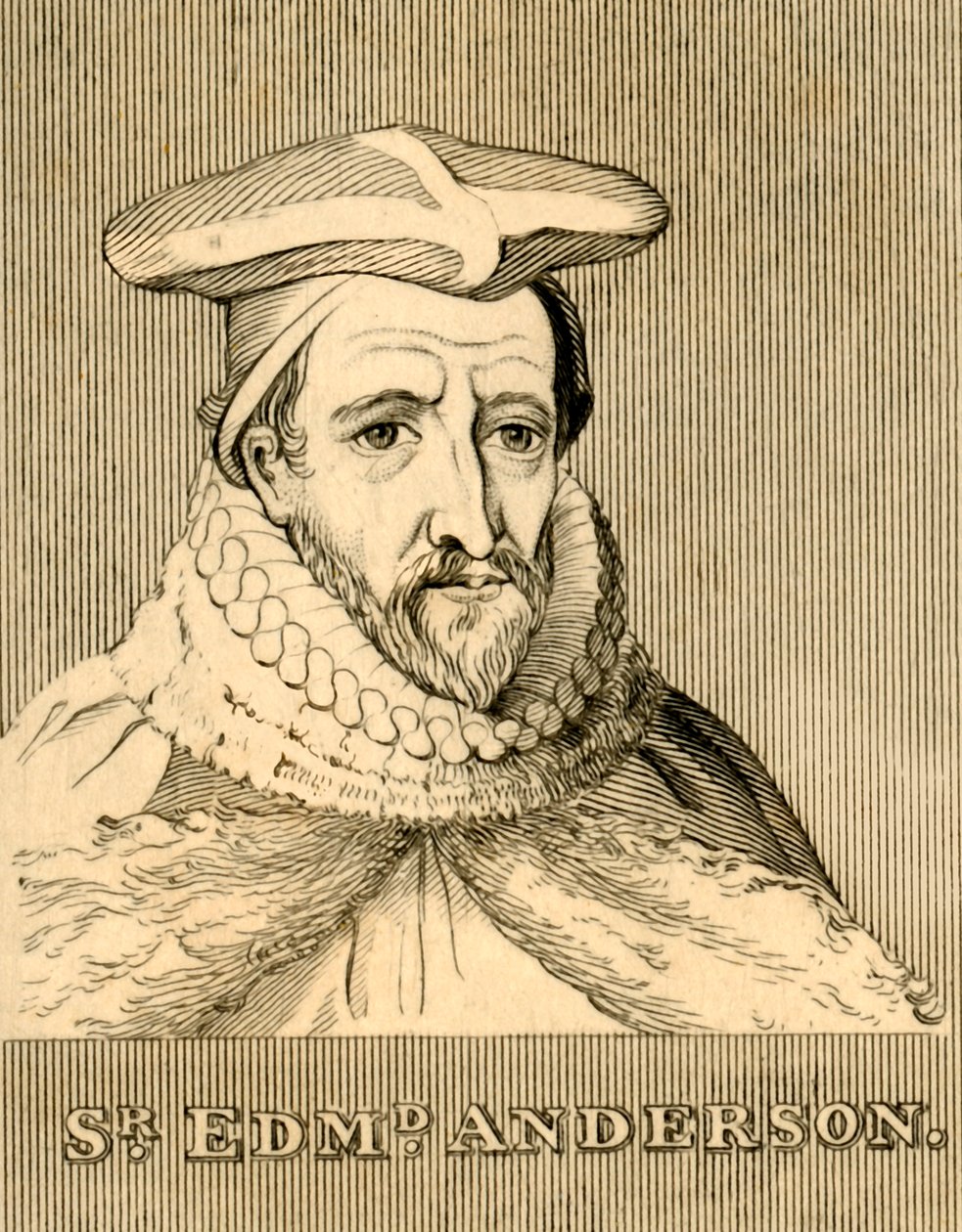Sir Edmund Anderson, 1530-1605, 1830 de Unbekannt