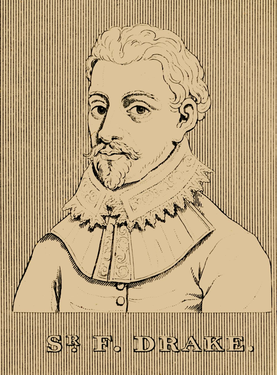 Sir Francis Drake, c1540-1596, 1830 de Unbekannt