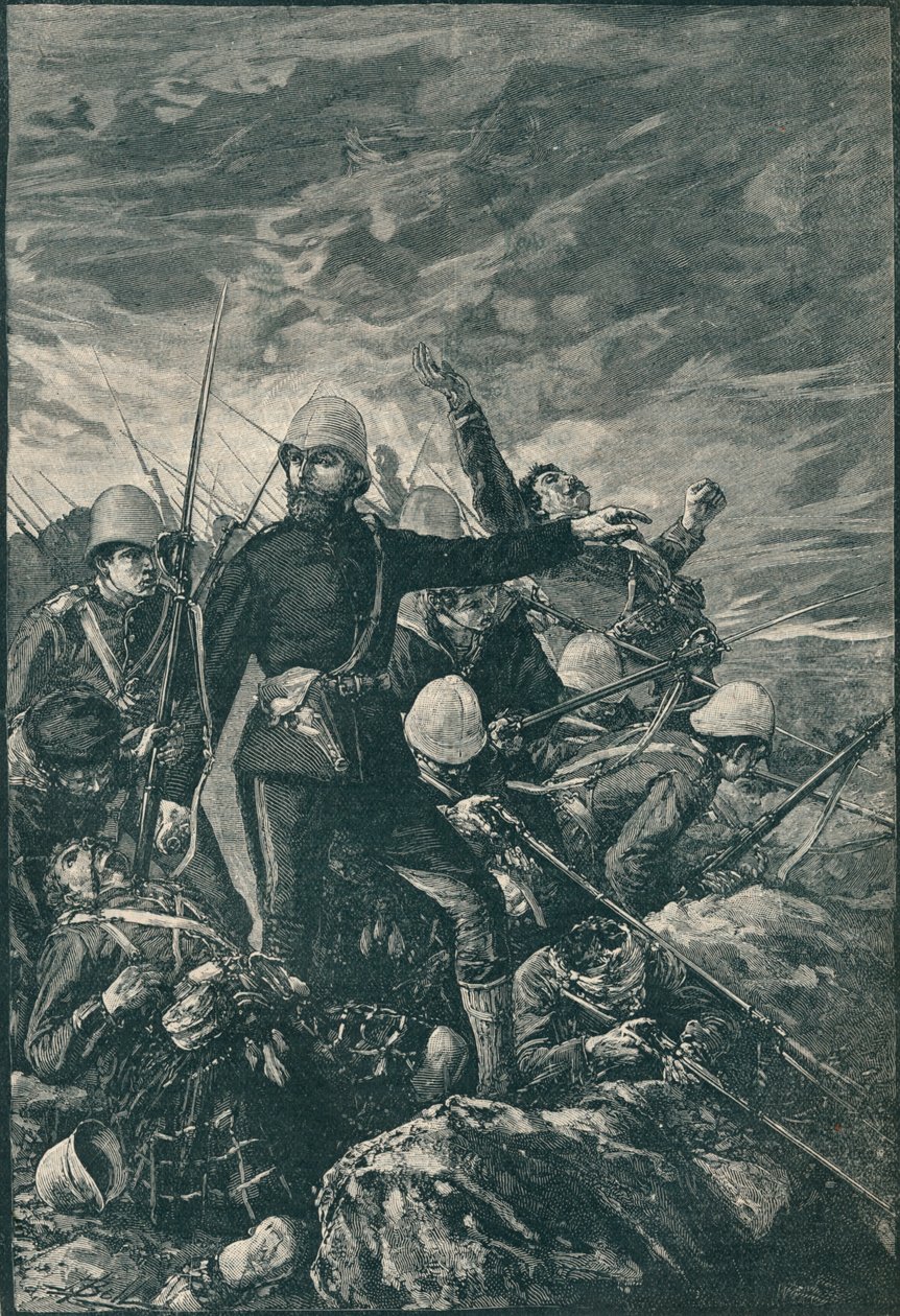 Sir George Colley en Majuba Hill de Unbekannt
