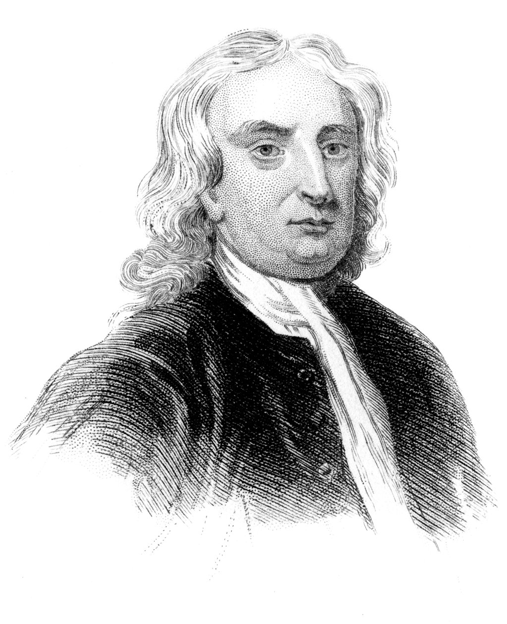 Sir Isaac Newton, físico, matemático y astrónomo inglés de Unbekannt