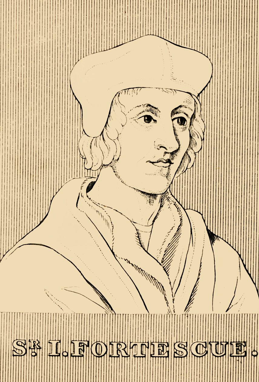 Sir J. Fortescue, c1394-1479, 1830 de Unbekannt