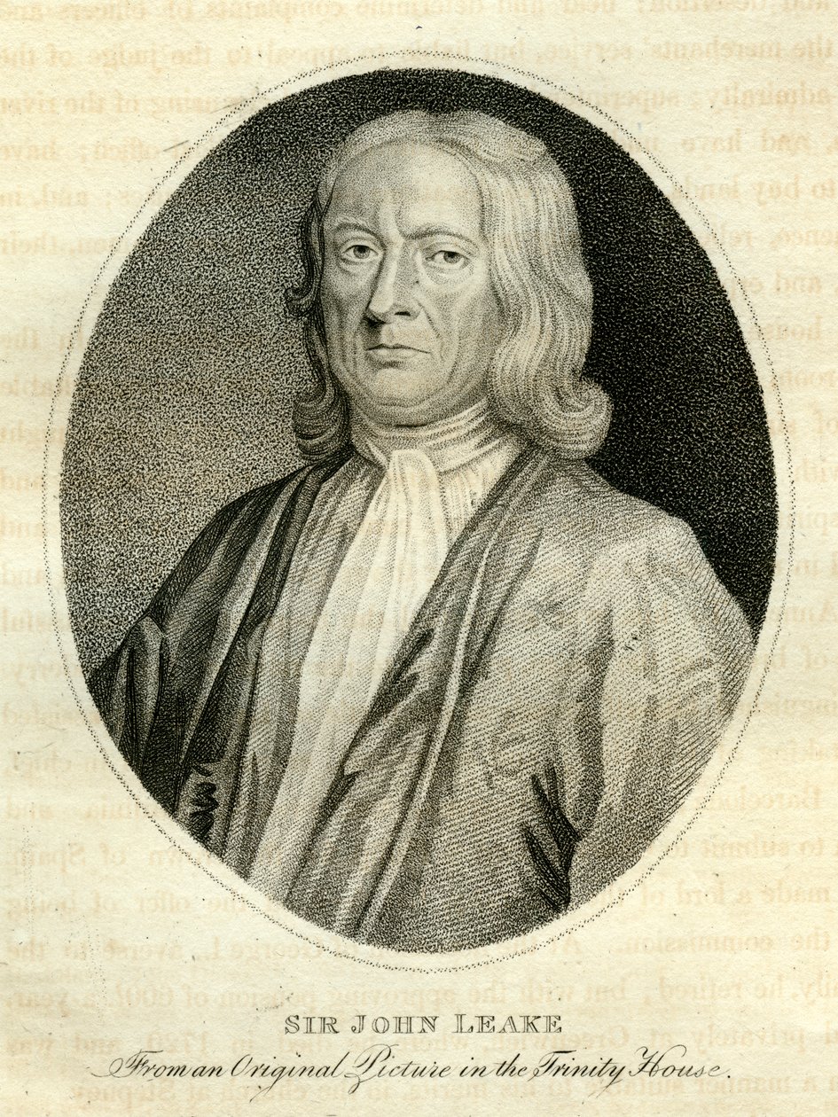 Sir John Leake, Almirante Británico, siglo XVIII de Unbekannt
