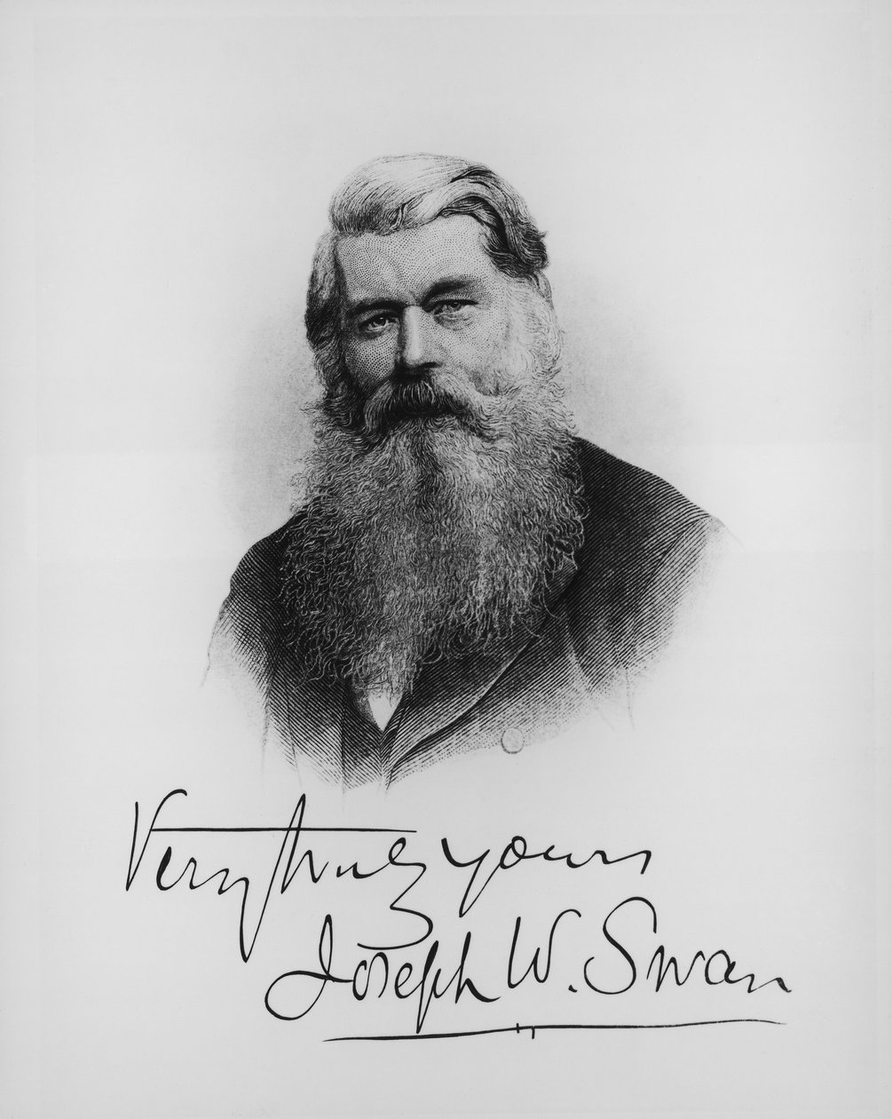 Sir Joseph Wilson Swan, científico e inventor de Unbekannt