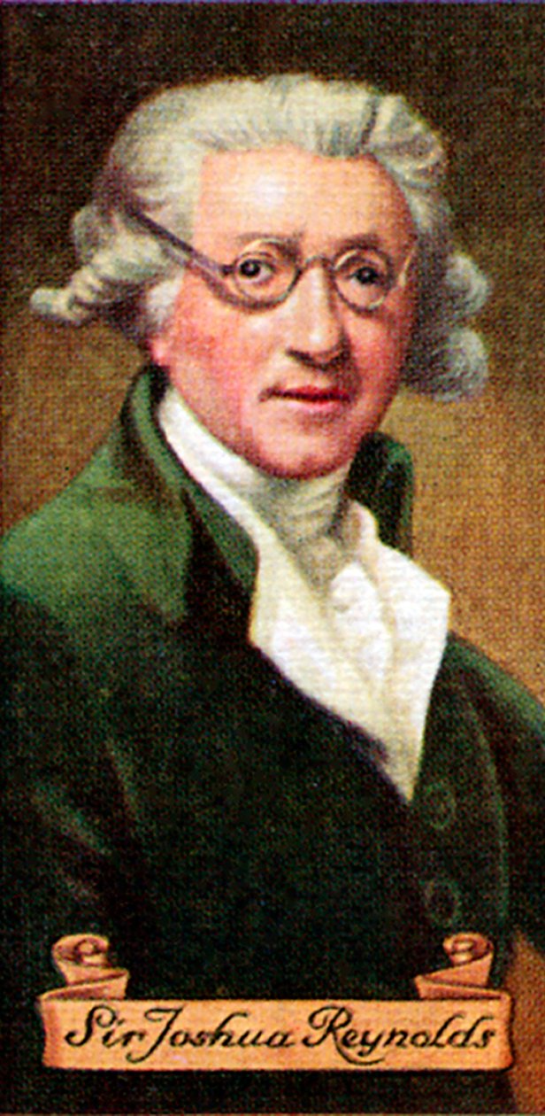 Sir Joshua Reynolds, de una serie de tarjetas de cigarrillos, 1935 de Unbekannt