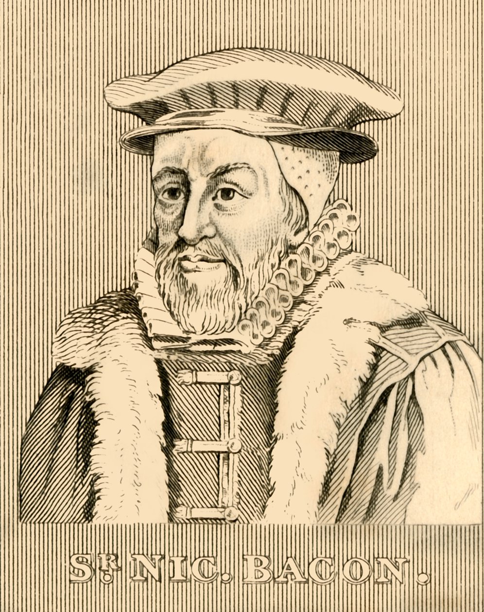 Sir Nicholas Bacon, 1510-1579, 1830 de Unbekannt