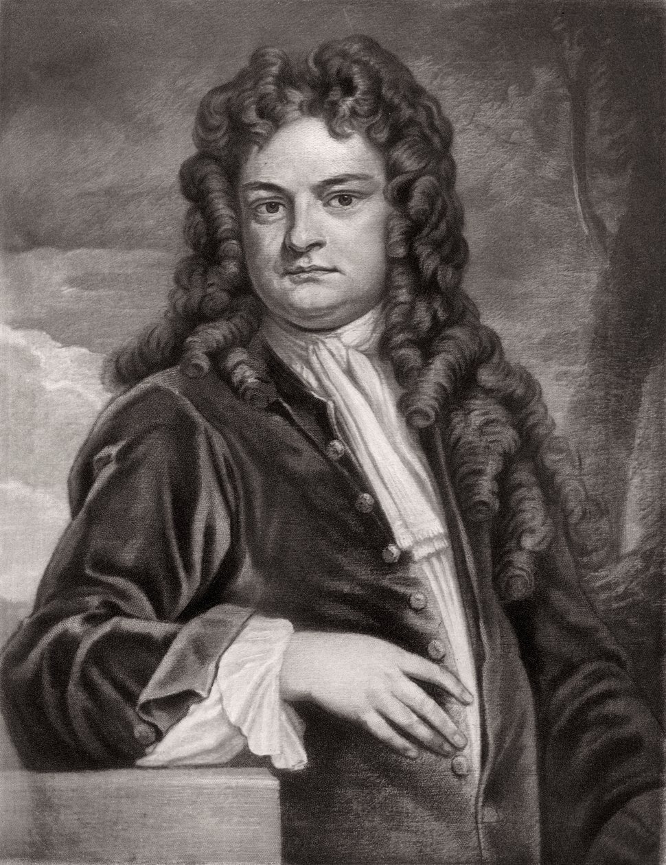 Sir Richard Steele, escritor y político irlandés, 1711 1906 de Unbekannt