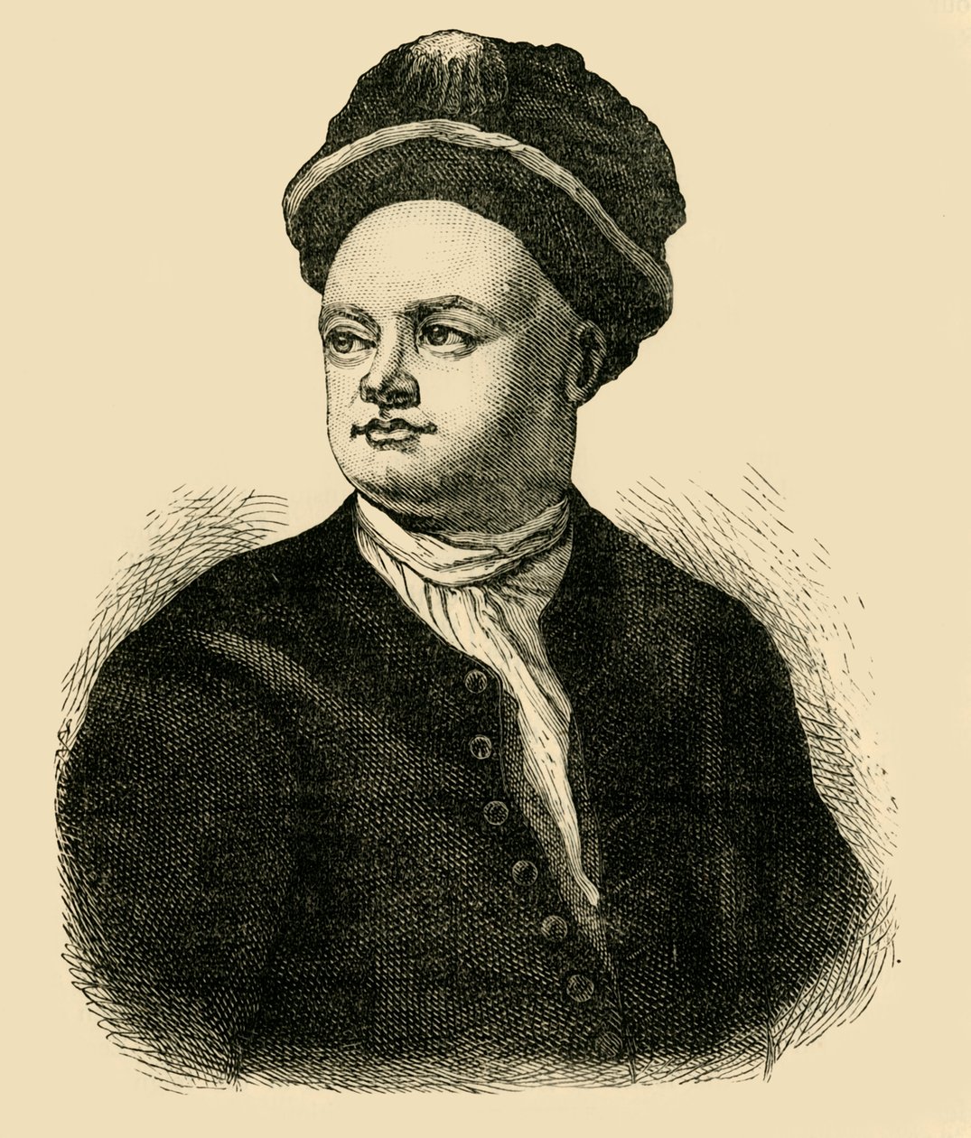 Sir Richard Steele, c. 1700, c. 1876 de Unbekannt