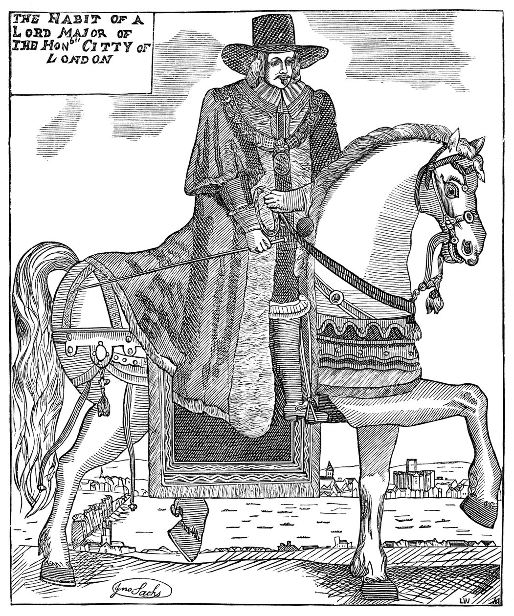 Sir Robert Titchborne, Alcalde de Londres c1656 1886 de Unbekannt