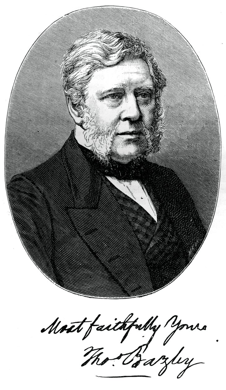Sir Thomas Bazley, 1er Baronet, fabricante y político británico de Unbekannt