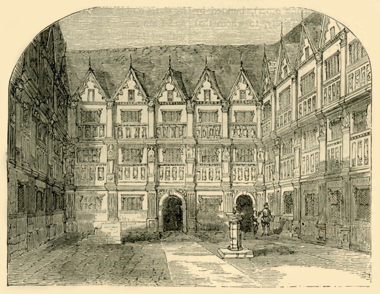 Casa de Sir Thomas Gresham en Bishopsgate Street de Unbekannt
