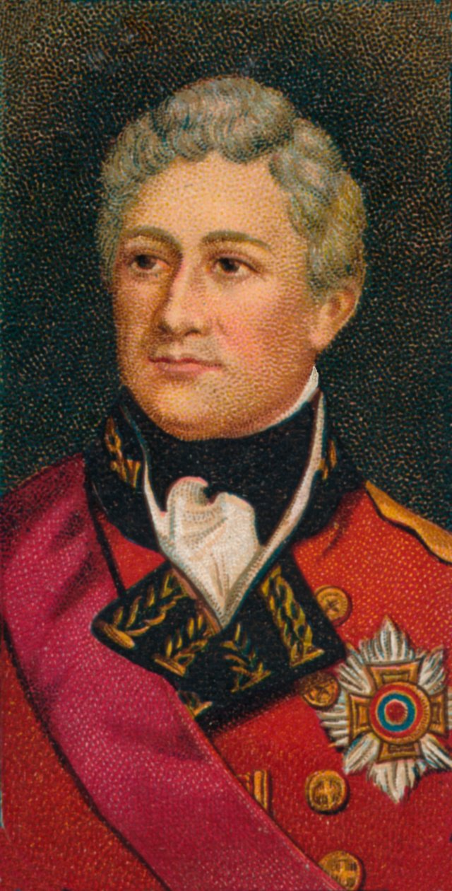 Sir Thomas Picton 1758-1815, soldado británico, 1812. 1912 de Unbekannt
