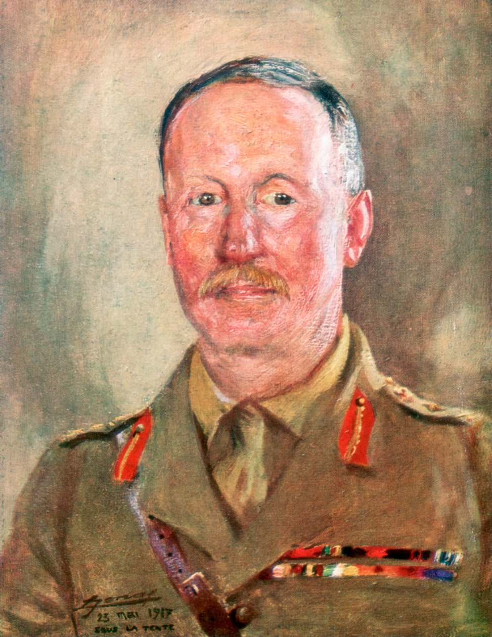 Sir WP Pulteney, general británico de la Primera Guerra Mundial de Unbekannt