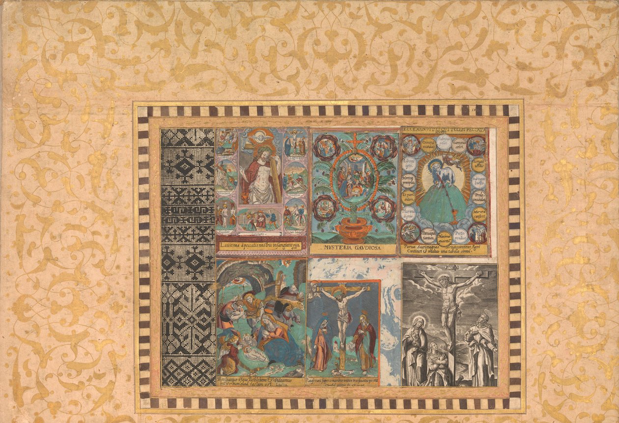 Seis Escenas Devocionales, Folio del Álbum de Bellini, ca. 1600 de Unbekannt