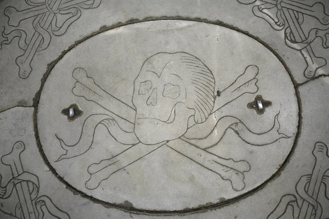 Calavera y huesos, Florencia, Italia de Unbekannt