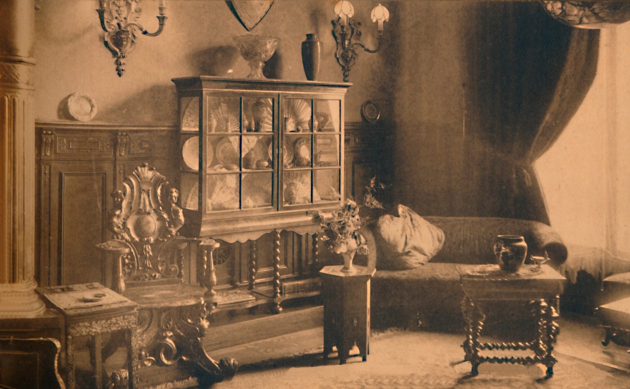 Sala de fumar en la Embajada de Cuba en Bruselas, Bélgica, 1927 de Unbekannt