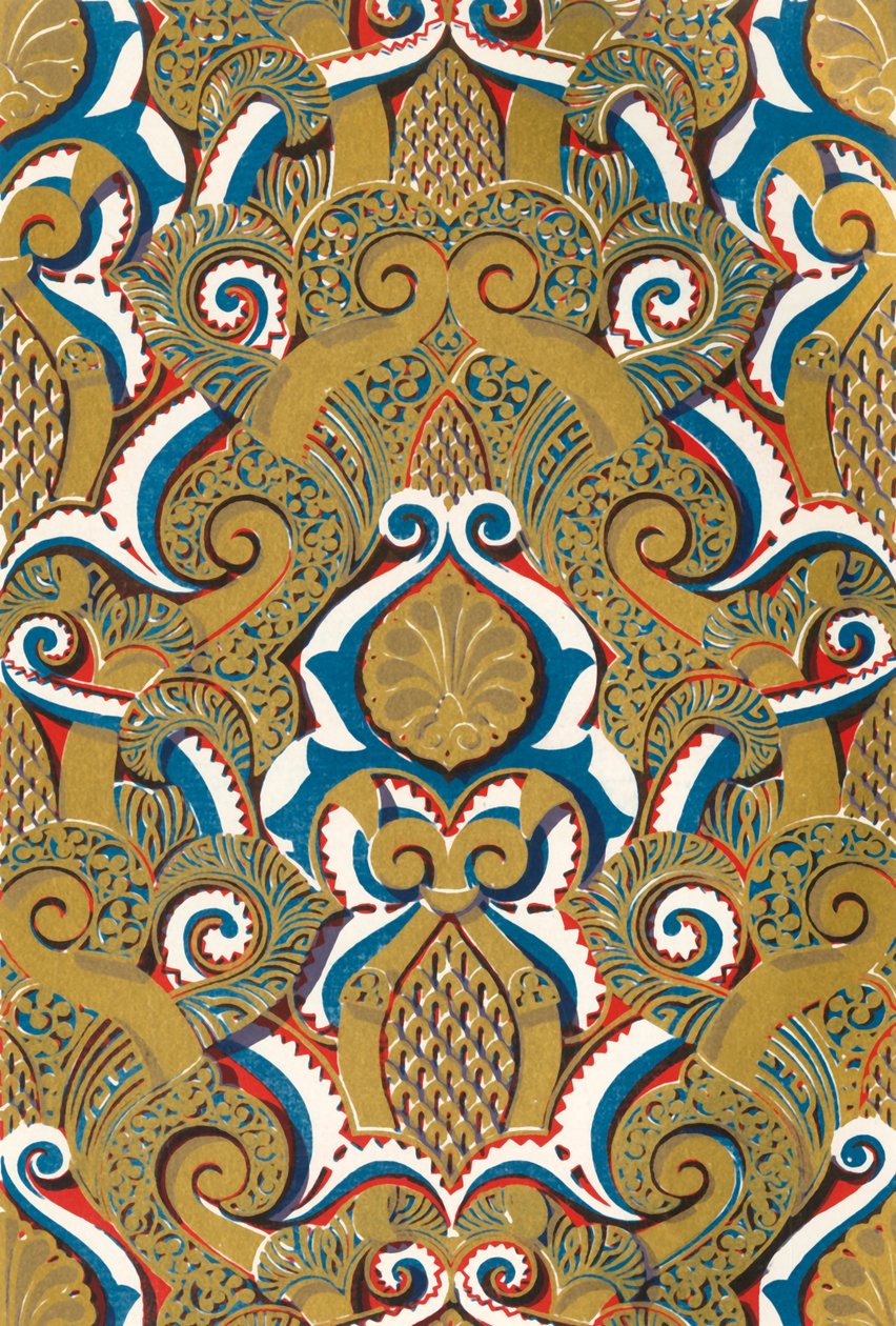 Sofito del gran arco en la entrada del Patio del Estanque de Peces, 1907 de Unbekannt