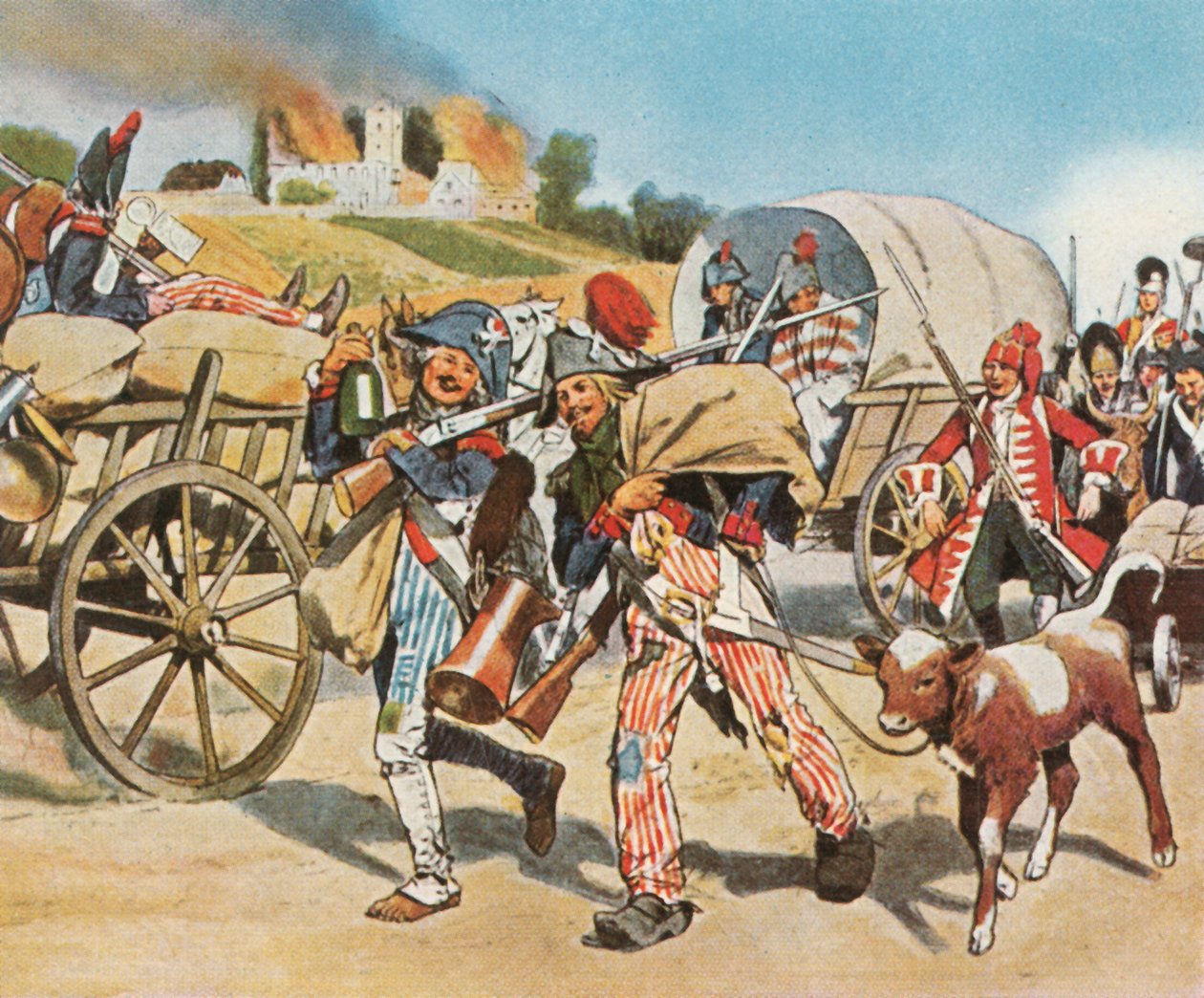 Soldados de la Revolución Francesa en el Palatinado, 1793, 1936 de Unbekannt