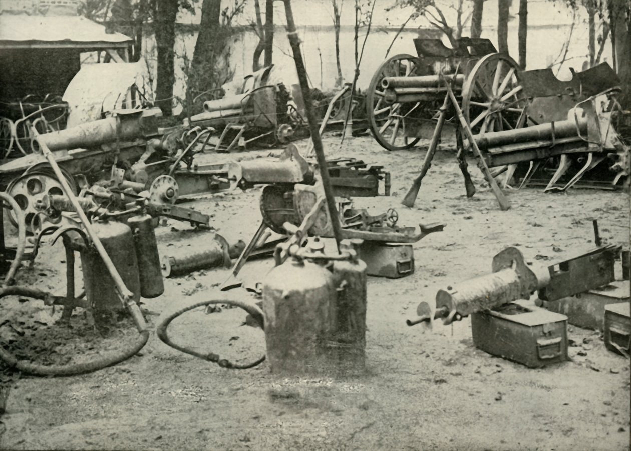 Algunos despojos del campo de batalla, 1919 de Unbekannt