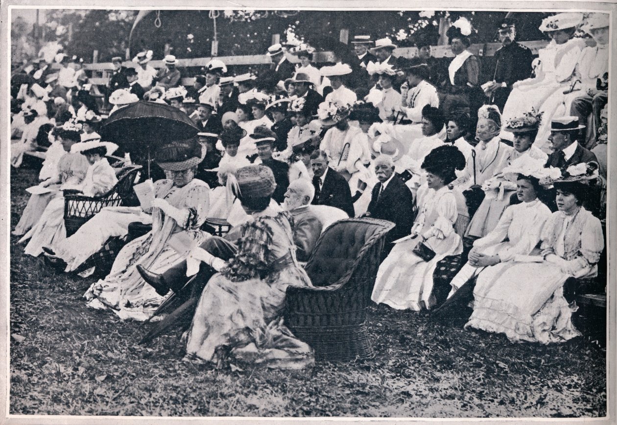Algunos de los Espectadores en los Deportes de la Guardia en Chelsea, 1906 de Unbekannt