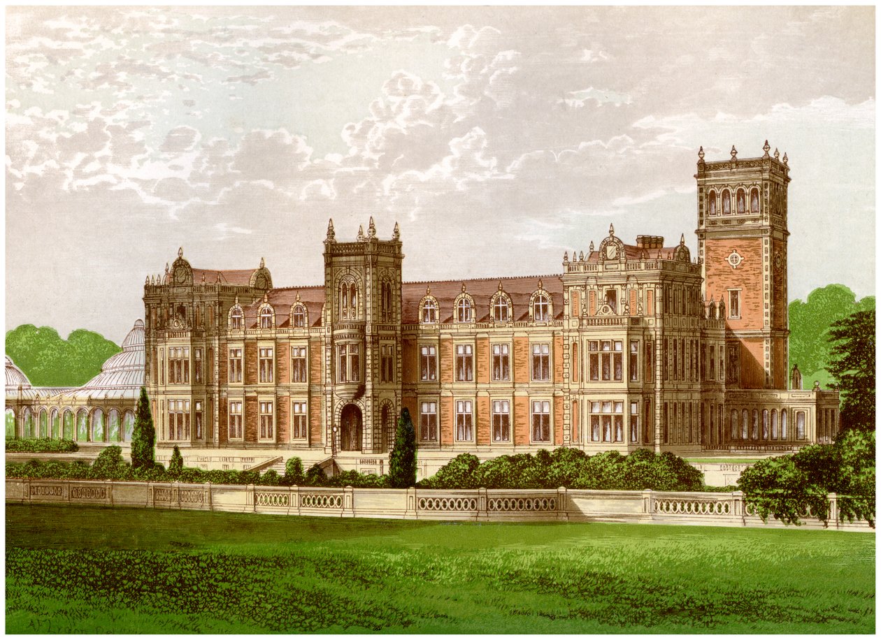 Somerleyton, Suffolk, hogar del Baronet Crossley, c1880 de Unbekannt