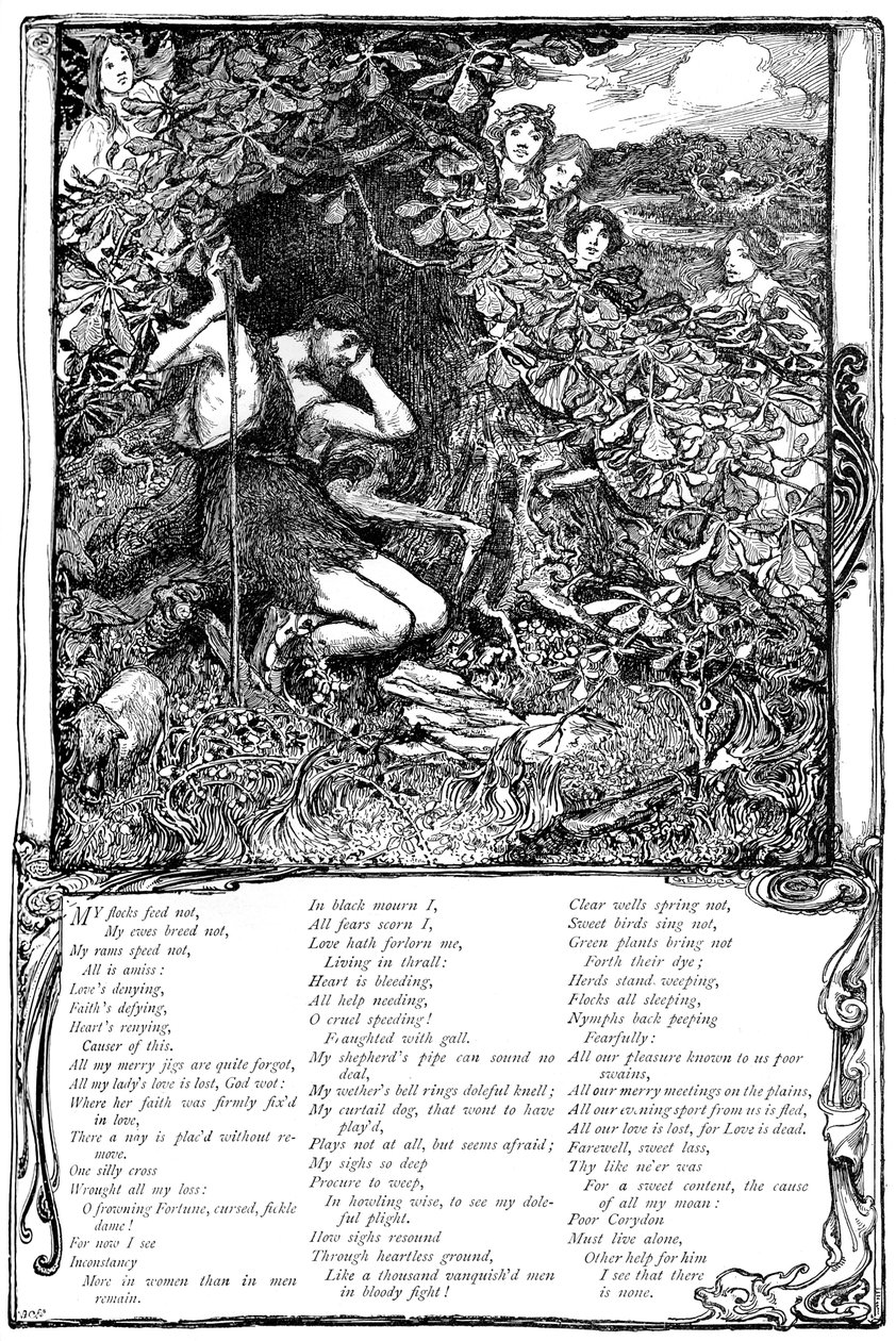 Canción de The Passionate Pilgrim de Shakespeare, 1895 de Unbekannt
