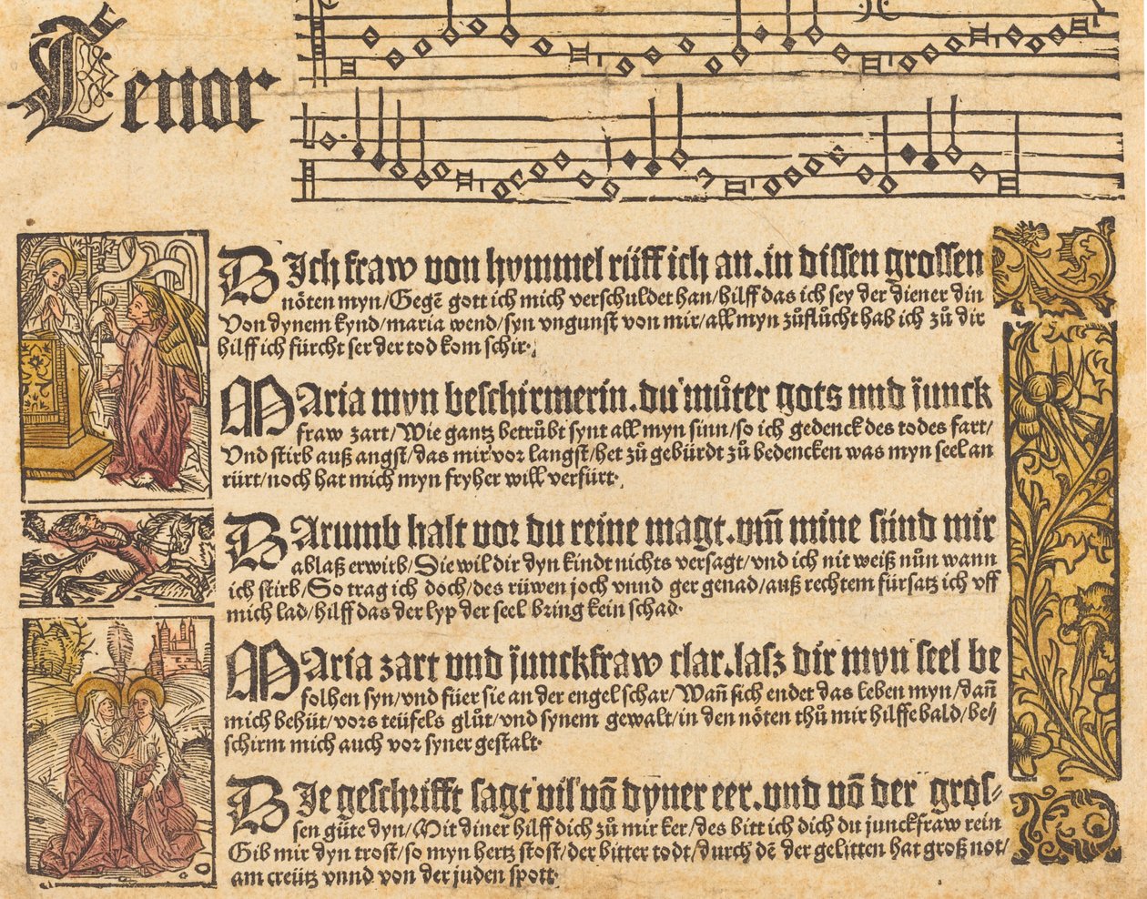 Canto a la Virgen, c. 1500 de Unbekannt