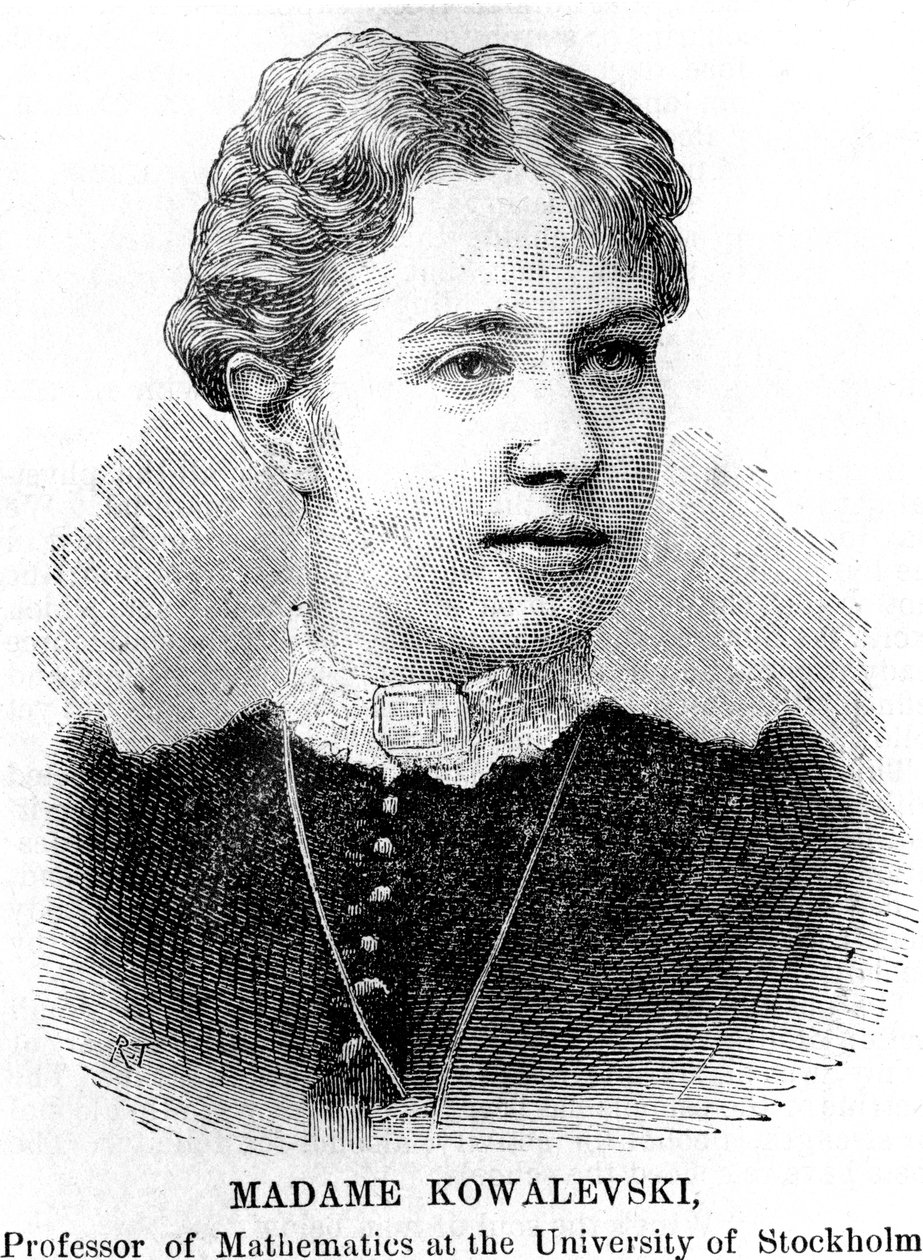 Sonia Sophie Kowalevski, matemática rusa, 1888 de Unbekannt