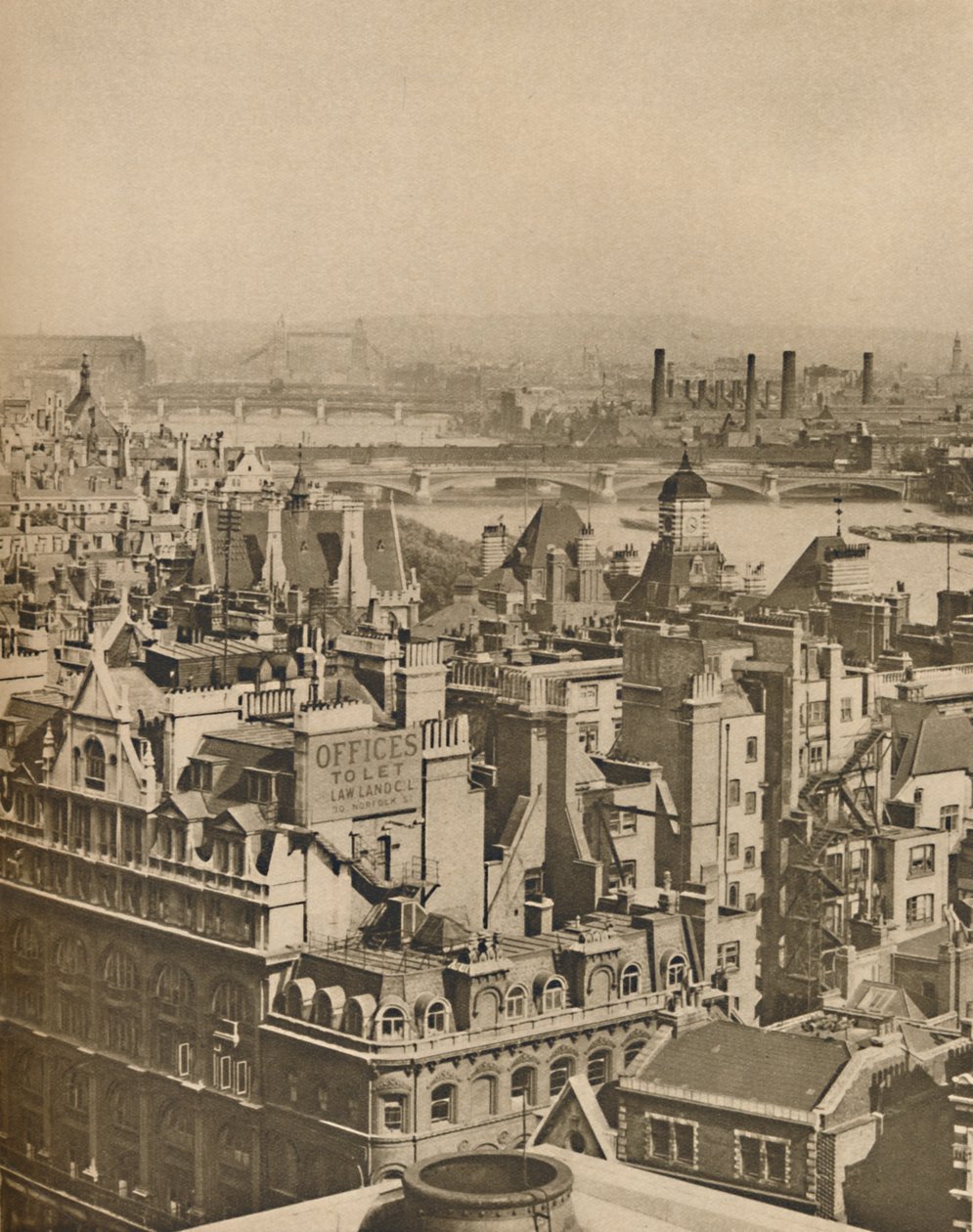 Vista hacia el sureste desde Bush House hasta Blackheath, c1935 de Unbekannt