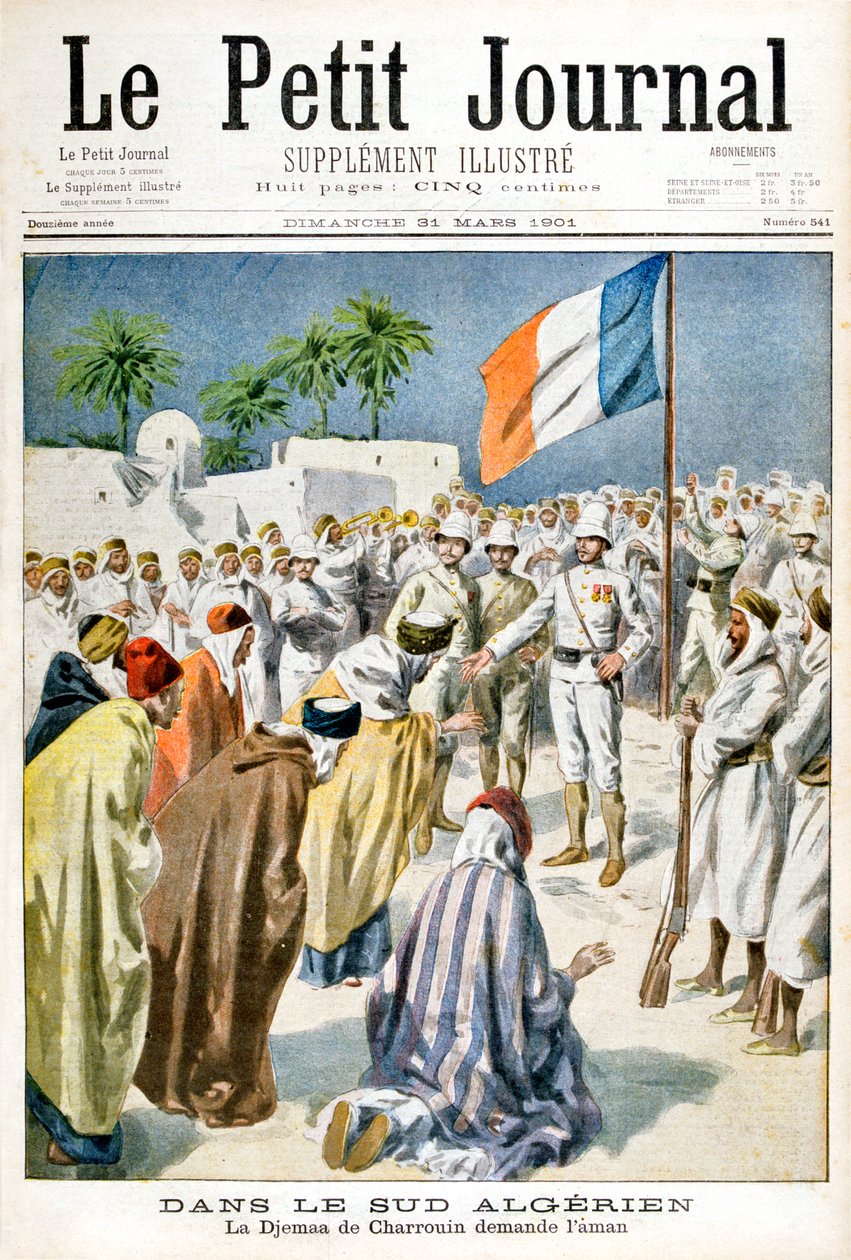 Sur de Argelia, Djemaa de Charrouin pide clemencia, 1901 de Unbekannt