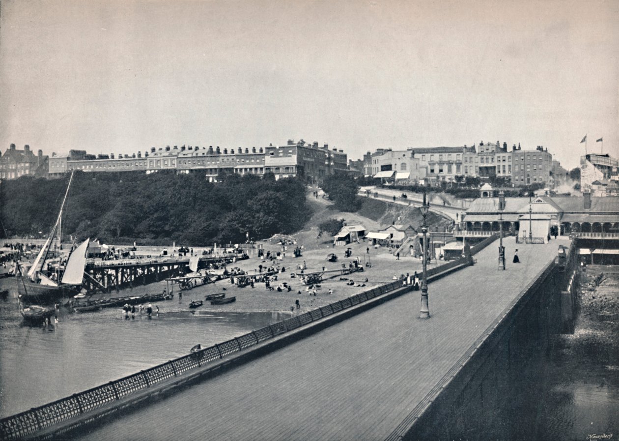 Southend - Desde el muelle, 1895 de Unbekannt