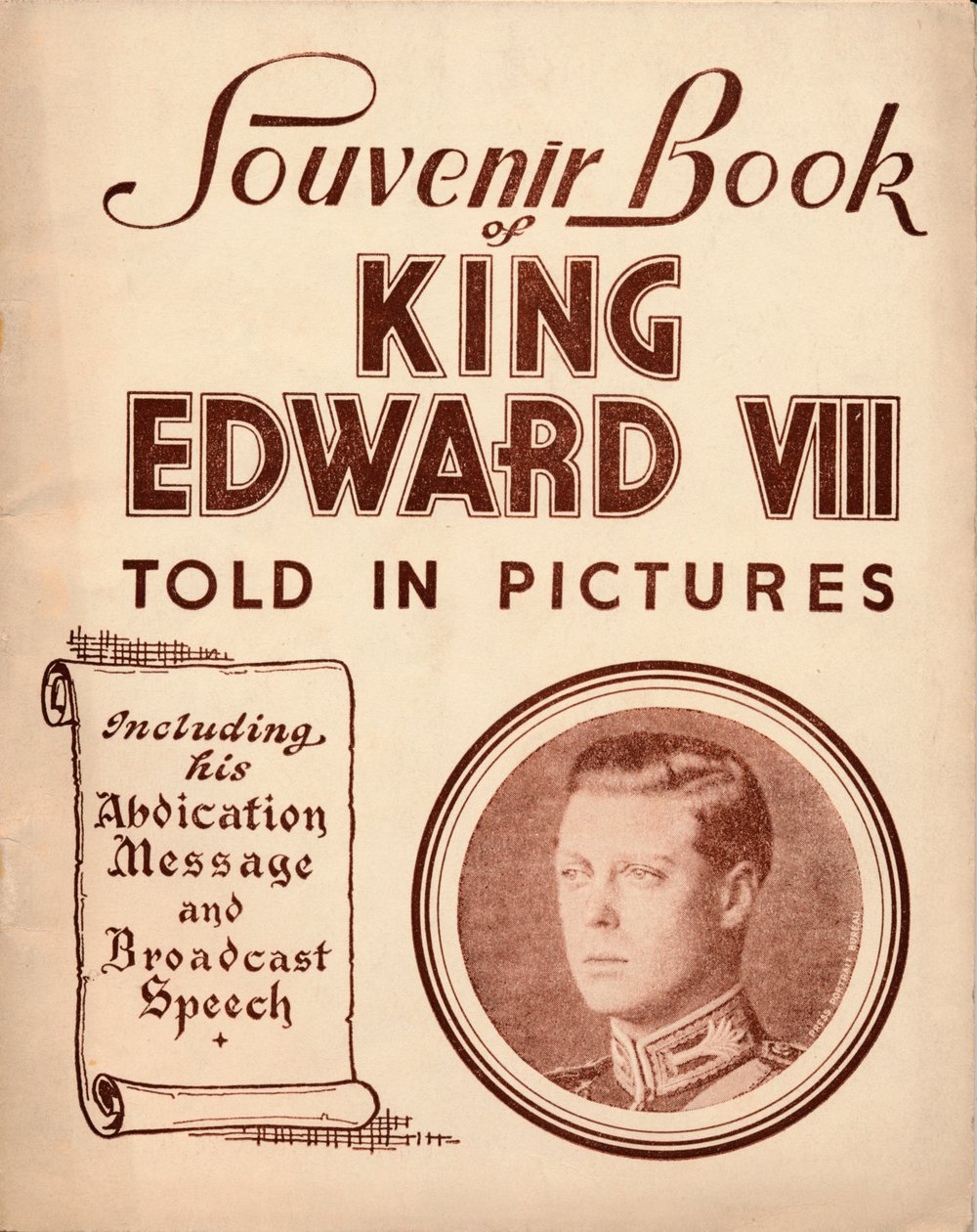 Libro de Recuerdos del Rey Eduardo VIII: Contado en Imágenes, 1937 de Unbekannt