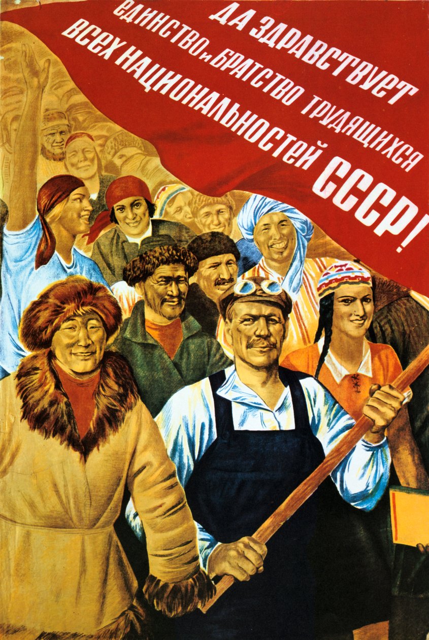 Cartel político soviético, 1934 de Unbekannt