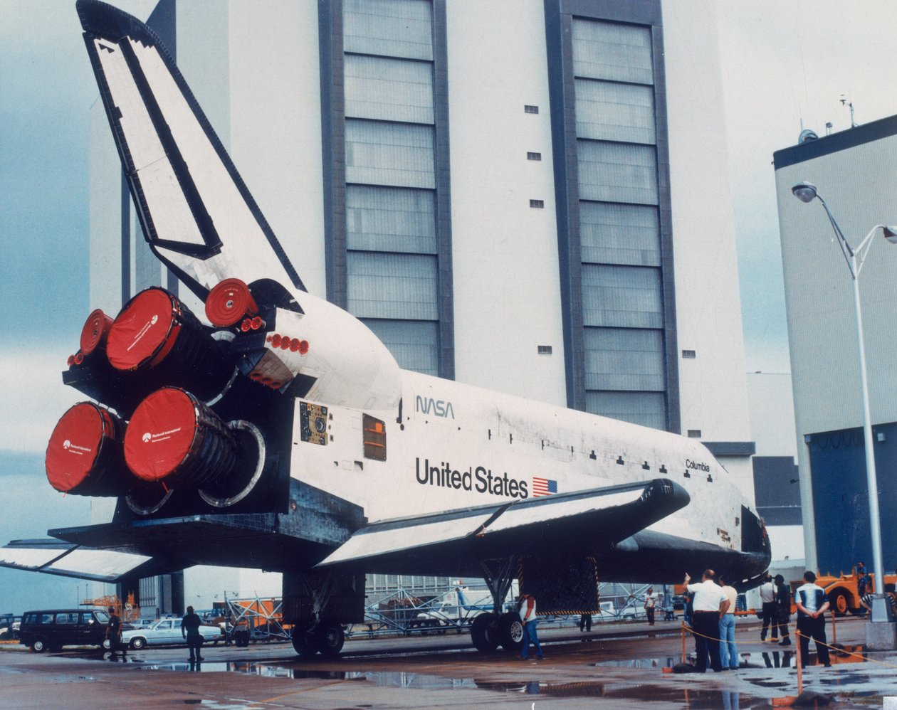 Transbordador espacial Columbia en la Tierra, años 1980 de Unbekannt