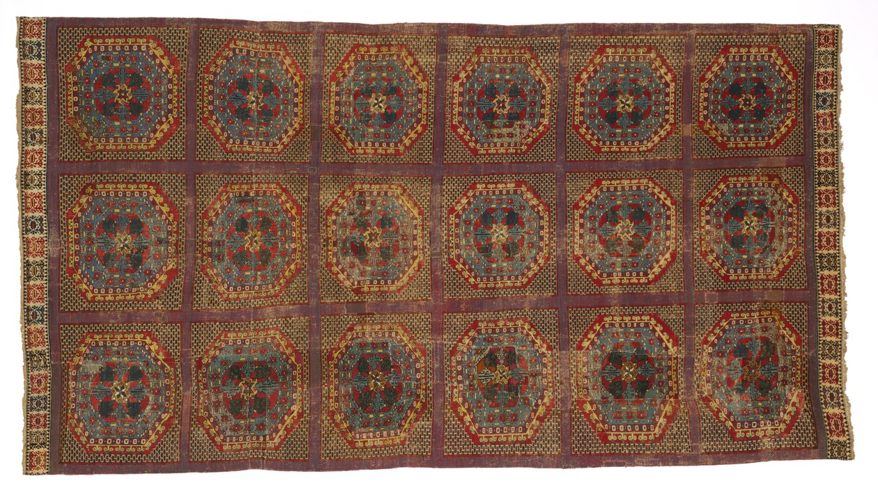 Alfombra Española con un Patrón Turco, c. 1450-1500 de Unbekannt