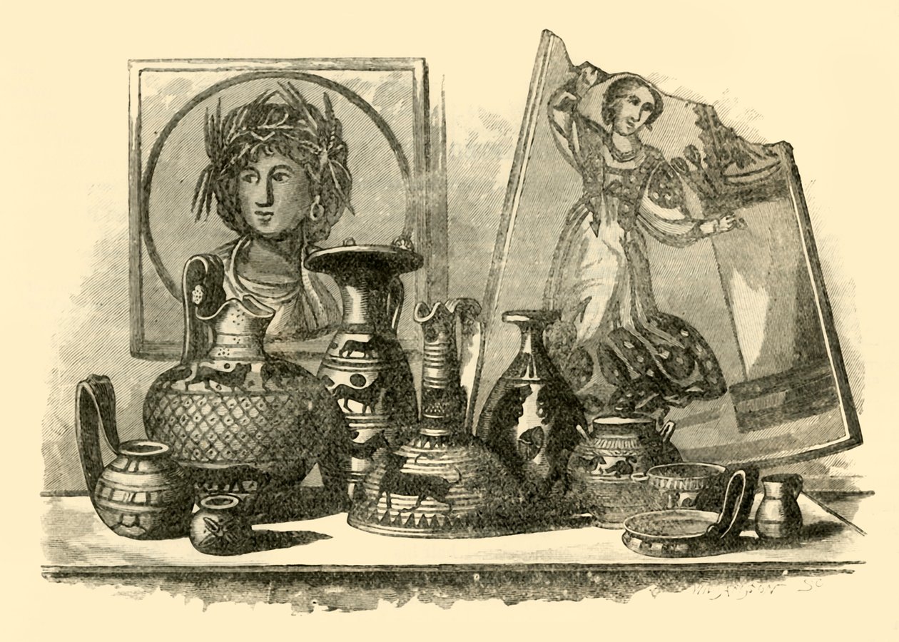 Especímenes de arte cartaginés, 1890 de Unbekannt