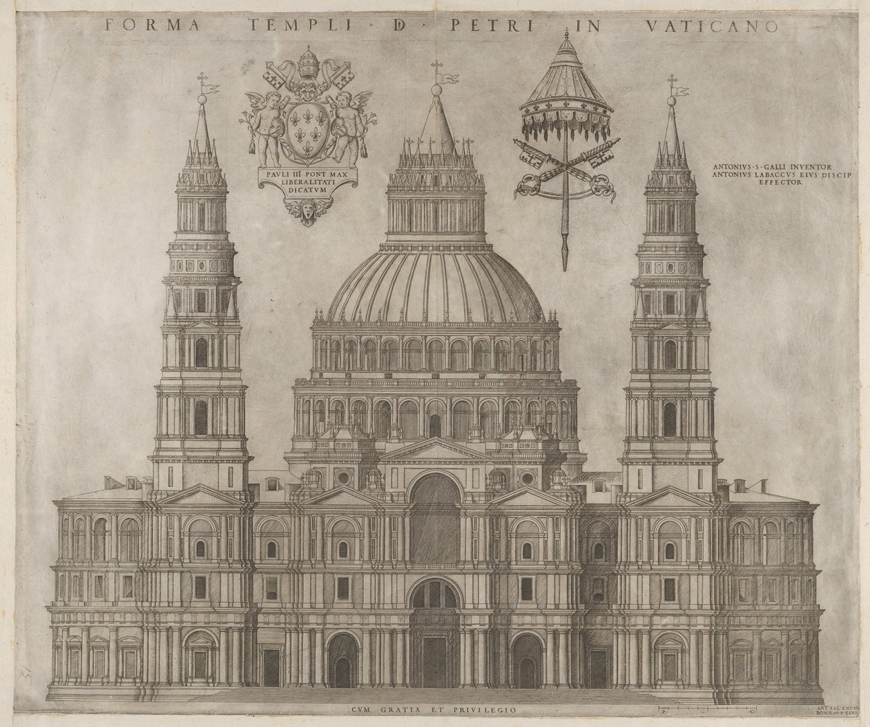 Speculum Romanae Magnificentiae: San Pedro, 1547 de Unbekannt