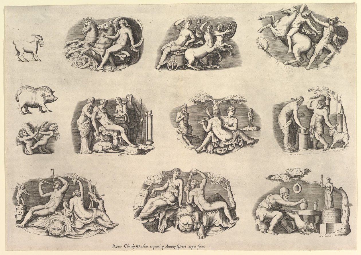 Speculum Romanae Magnificentiae: Temas después de la Antigüedad de Unbekannt