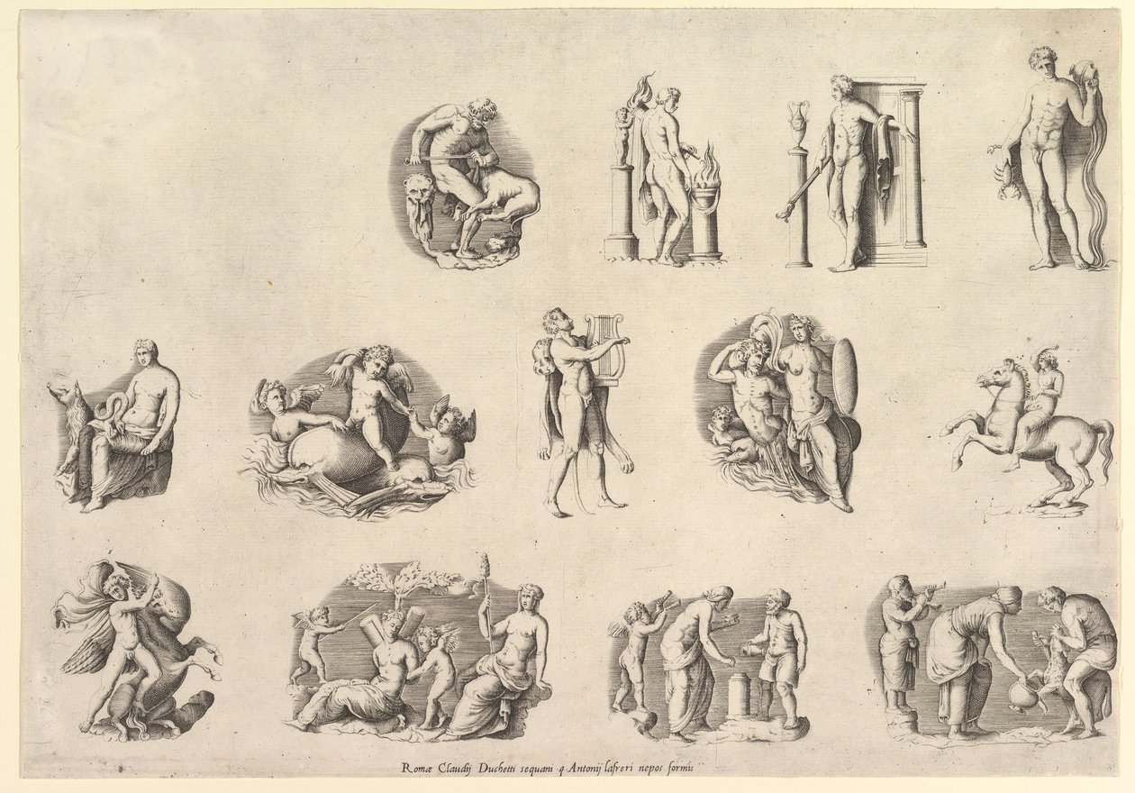 Speculum Romanae Magnificentiae: Temas después de la Antigüedad, ejecutado ca. 1550-77, impreso después de 1577 de Unbekannt