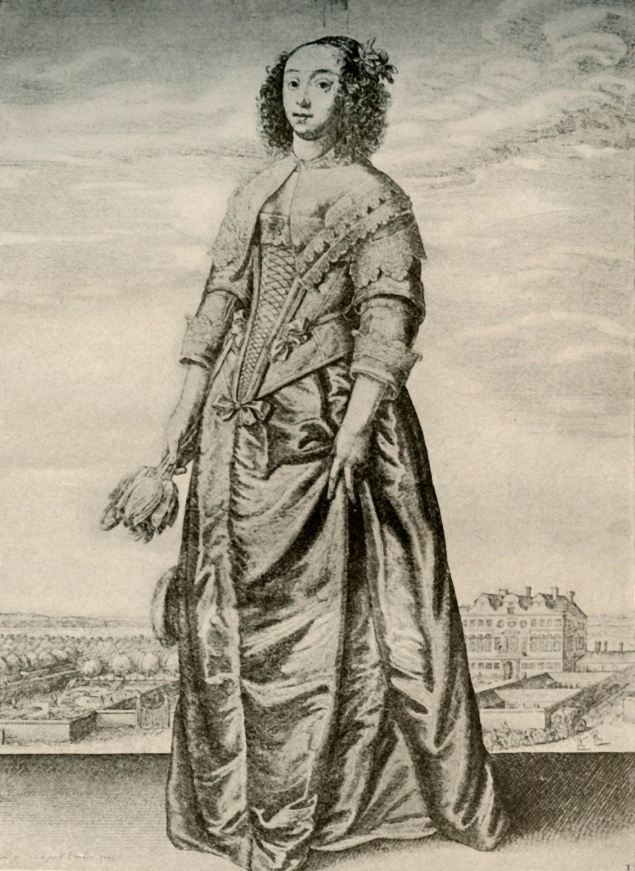 Primavera - Vestido de interior de moda de una dama inglesa, reinado de Carlos I, c1620-1640, 1937 de Unbekannt