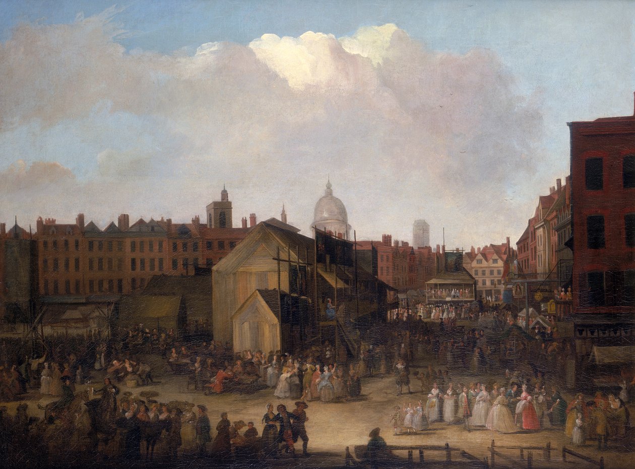 Feria de San Bartolomé, Smithfield, c1737-c1743 de Unbekannt