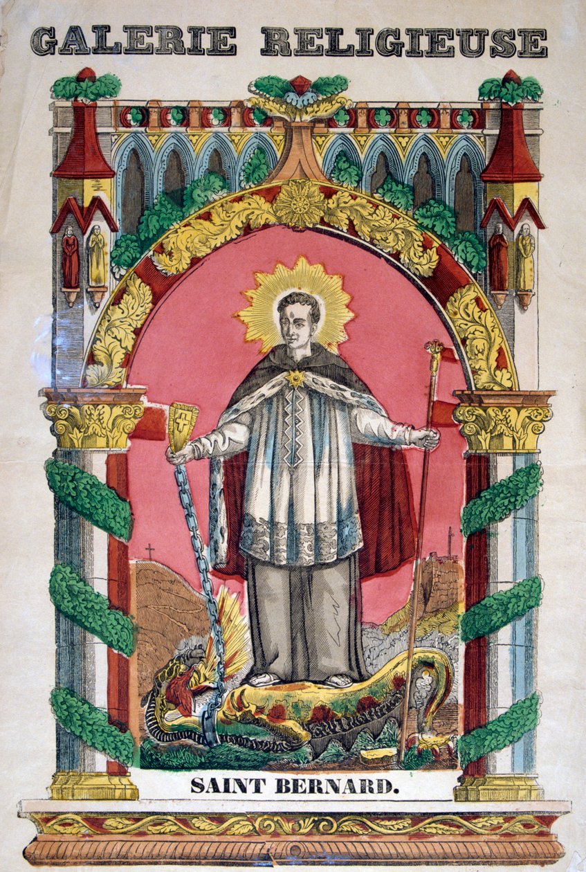 San Bernardo de Claraval, siglo XIX de Unbekannt