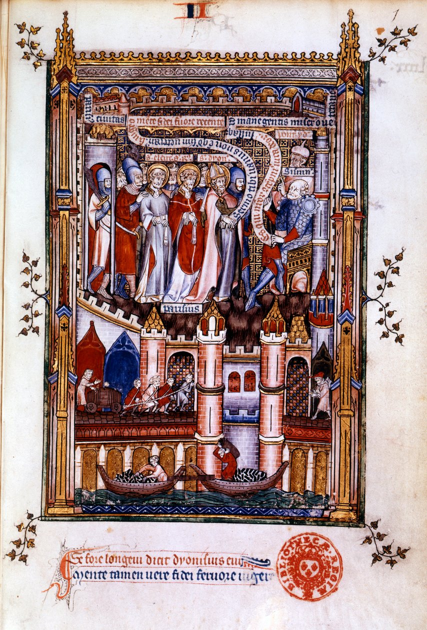 San Denis ante Sisinnius, 1317 de Unbekannt