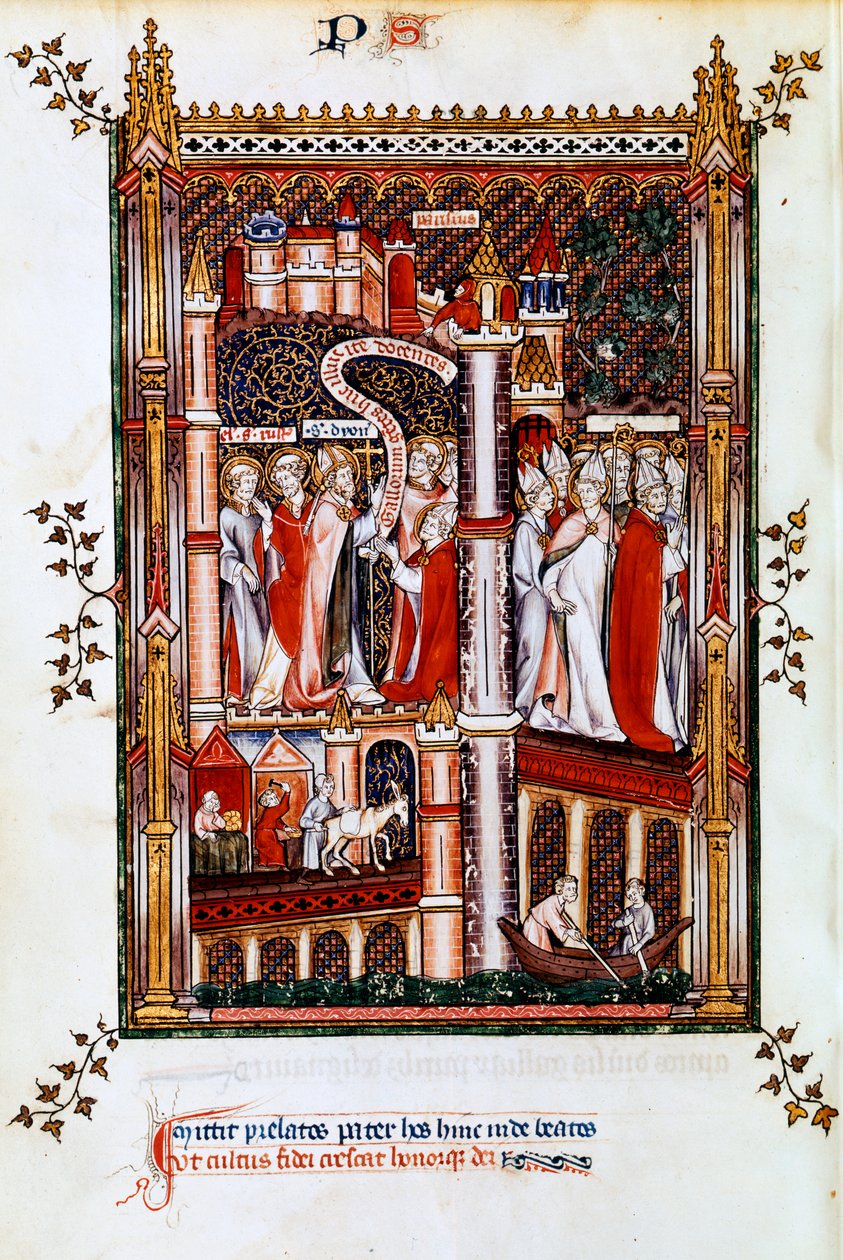 San Denis envía misioneros, 1317 de Unbekannt