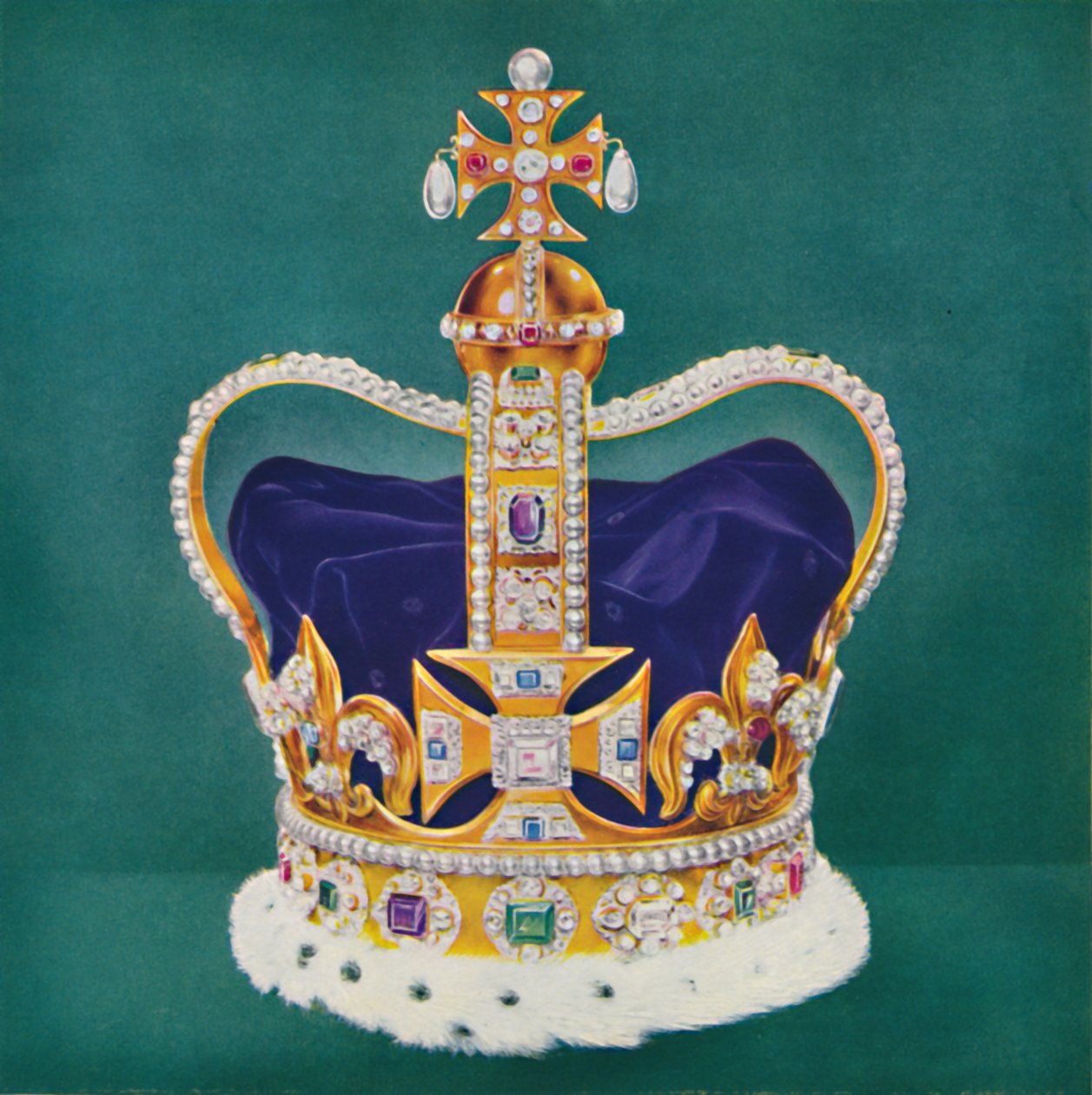 Corona de San Eduardo, 1937 de Unbekannt