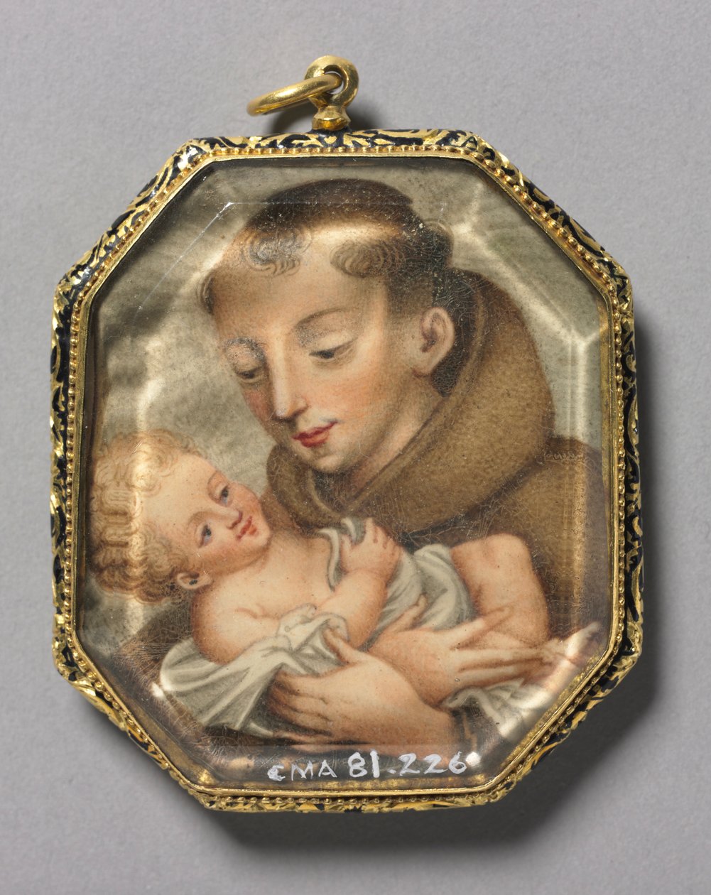 San Francisco con el Niño Jesús (reverso) de Unbekannt