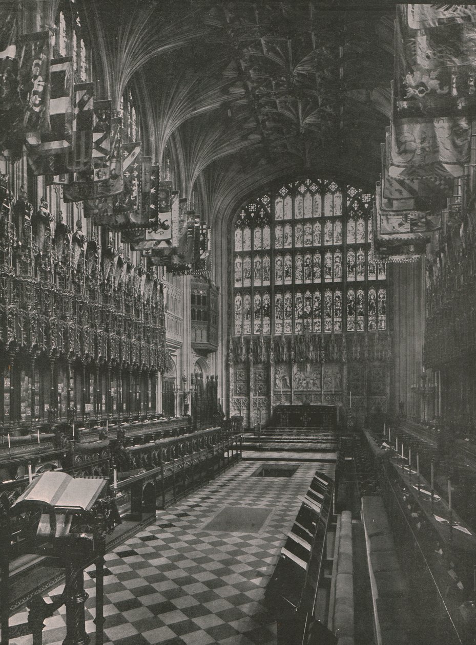 Capilla de San Jorge, Windsor, 1910 de Unbekannt